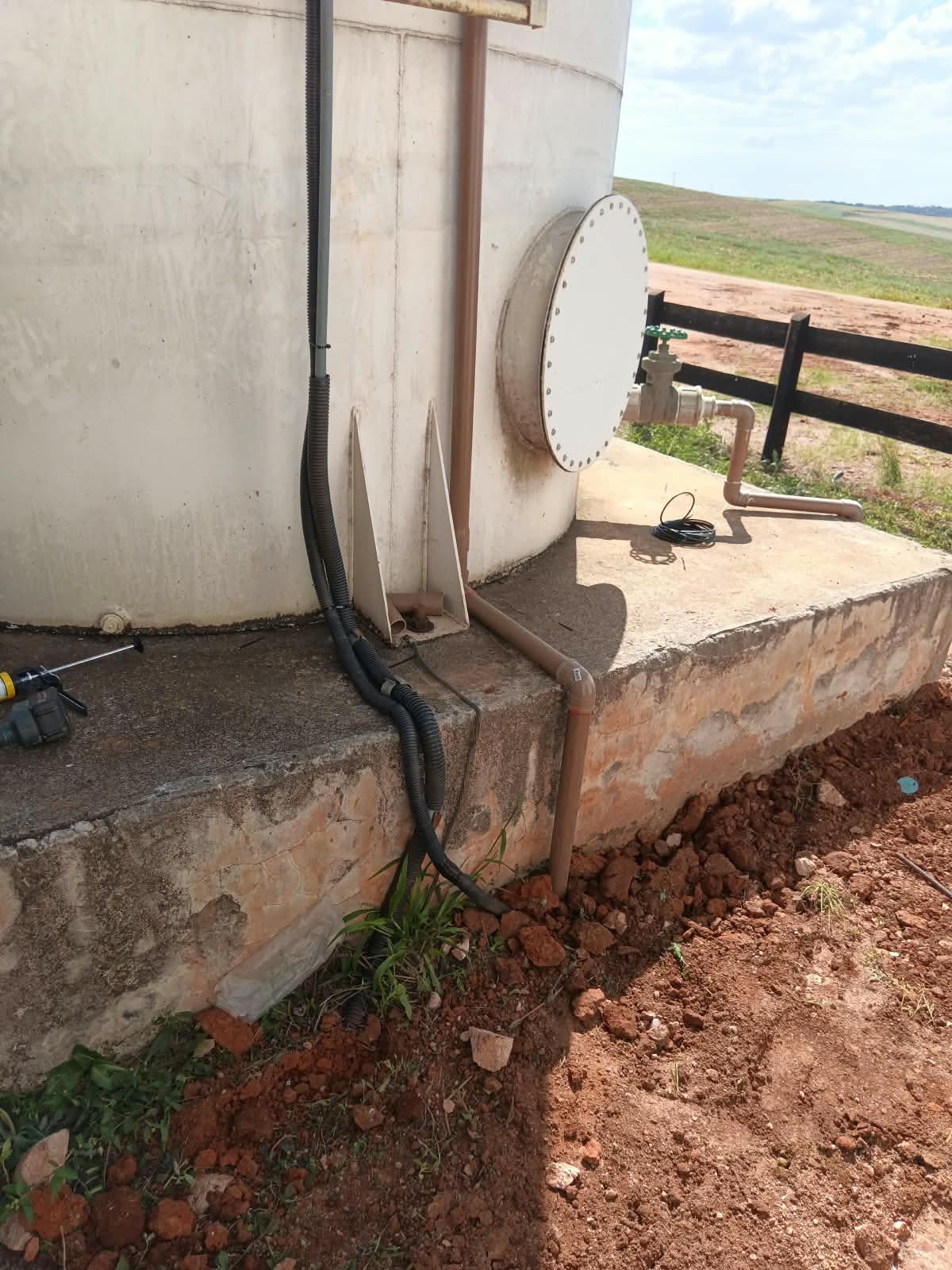 Painel para bomba poço